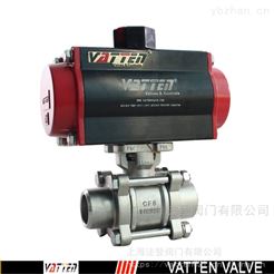 VATTEN不鏽鋼氣動制藥球閥 衛生(shēng)級快裝氣動閥門